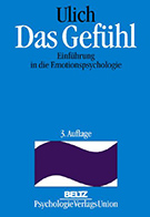 Buchcover Dieter Ulich: Das Gefühl. Einführung in die Emotionspsychologie